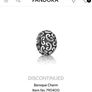 Pandora Charm - Baroque